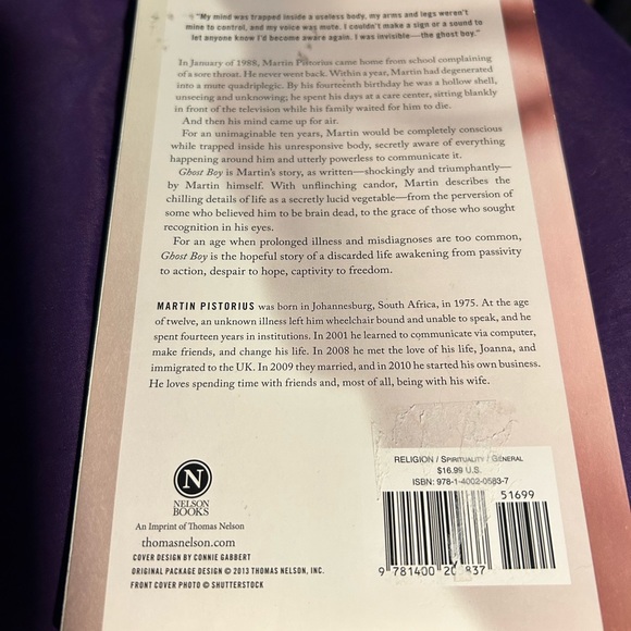 Ghost Boy by Martin Pistorius - Picture 2 of 2